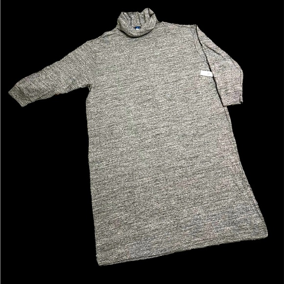 Turtleneck Midi Cozy Heather Grey Old Navy 3X New with Tags Longsleeve - Picture 2 of 7